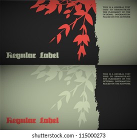 Vector Retro Natural Background