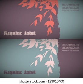 Vector Retro Natural Background