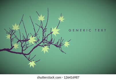 Vector Retro Natural Design