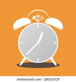 Vector of Retro object, Alarm clock