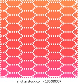 Vector retro octagon background pattern