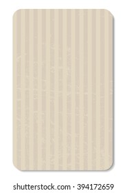 Vector retro paper. Stripes and scratches. Old texture. Beige tones. Notepad page with rounded corners