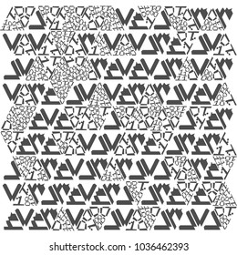 Vector Retro pattern of geometric shapes. Colorful-mosaic-banner. Geometric hipster retro background with place for your text. Retro triangle background