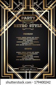 vector retro pattern for vintage party