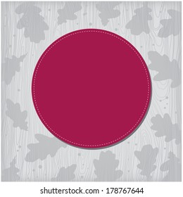vector retro poster with abstract blurred