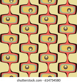 Vector Retro Repeated Pattern