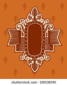 vector  retro royal banner