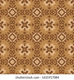 Vector retro seamless pattern. Ideal for printing on fabric or paper. Tile design.