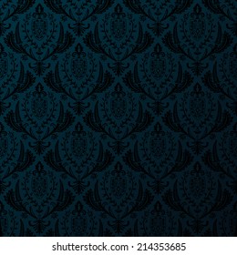 Vector retro seamless vintage wallpaper