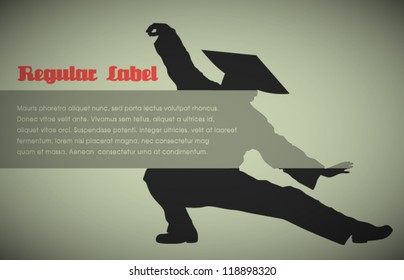  Vector Retro Silhouette Design