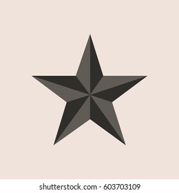 Vector Retro Star Icon