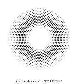 Vector retro style dot work background. Abstract dotted stippling engraving texture.