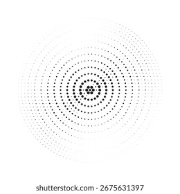 Vector retro style dot-work background, patter, texture, object. Abstract dotted stippling engraving design element.	