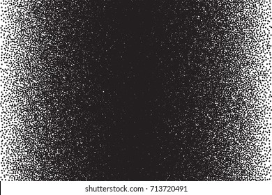 Vector Retro Style Dotwork Background. Abstract Dotted Stippling Engraving Texture