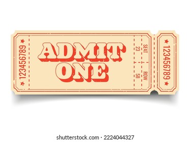 Vector retro aislado en fondo blanco. Cine, teatro, concierto, obra, fiesta, evento, festival negro y billete de oro conjunto realista de plantillas. Icono de tickets para el sitio web.