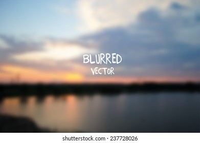 Vector retro unfocused blur background. Great for your design