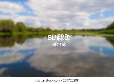 Vector retro unfocused blur background. Great for your design