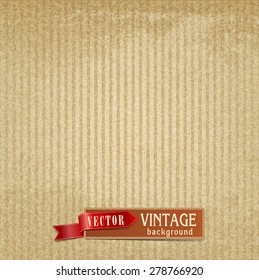 Vector retro vintage background with stripes