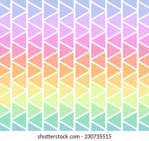 Vector retro / vintage pattern background with triangles, geometric design. Hipster style