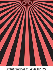 vector retro vintage style radial stripe line background design