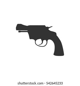 Vector revolver icon