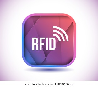 Vector rfid icon