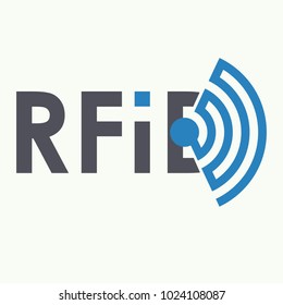 Vector Rfid Logo Radio Frequency Identification Stock Vector (Royalty ...