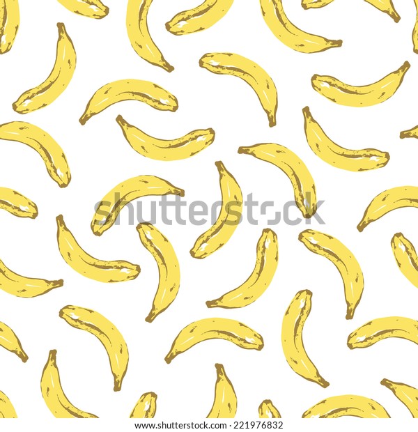 ベクター画像rgbシームレスバナナパターン 背景は別の画層上にあるので 簡単に色を変更できます のベクター画像素材 ロイヤリティフリー