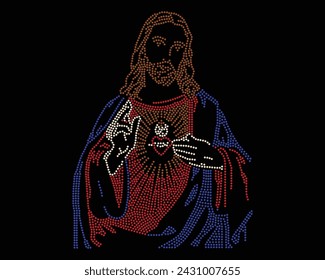 Vector Rhinestone t shirt design