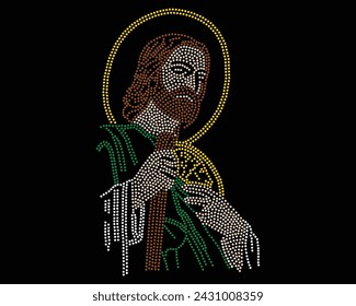 Vector Rhinestone t shirt design