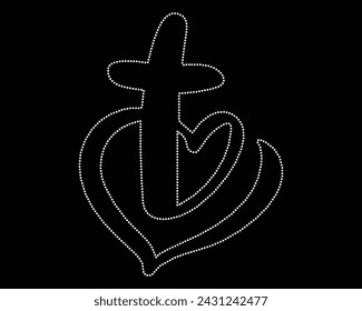 Vector Rhinestone t shirt design