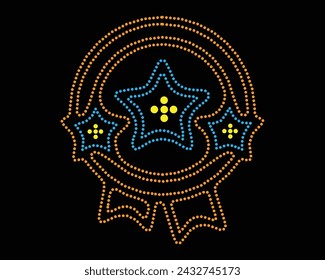 Vector Rhinestone t shirt design