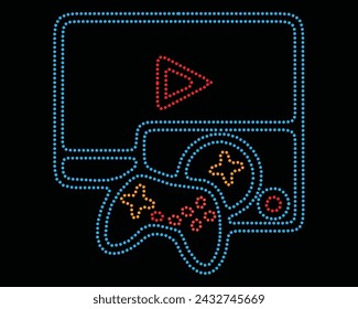Vector Rhinestone diseño de la camiseta