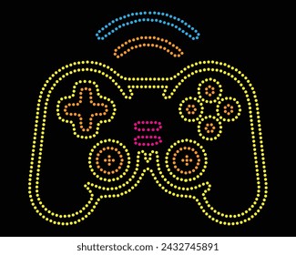 Vector Rhinestone diseño de la camiseta