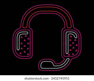 Vector Rhinestone t shirt design