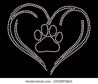 Vector Rhinestone diseño de la camiseta