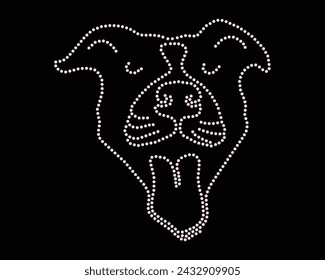Vector Rhinestone t shirt design
