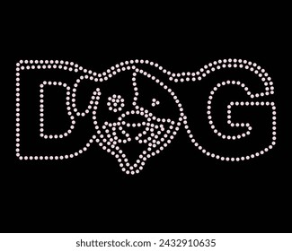Vector Rhinestone t shirt design
