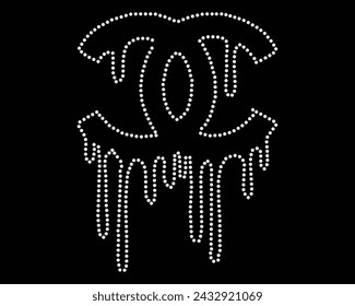 Vector Rhinestone t shirt design
