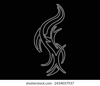 Vector Rhinestone t shirt design