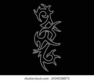 Vector Rhinestone t shirt design