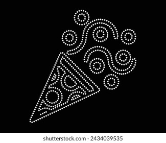 Vector Rhinestone t shirt design