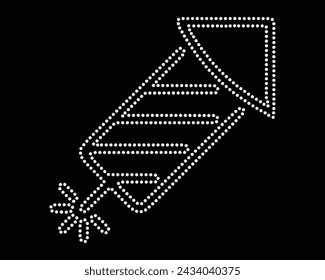 Vector Rhinestone t shirt design