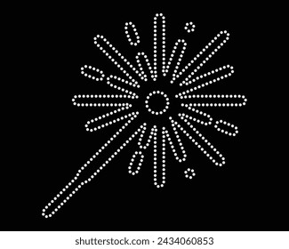 Vector Rhinestone diseño de la camiseta