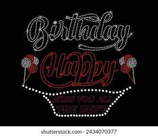 Vector Rhinestone t shirt design