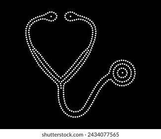 Vector Rhinestone t shirt design