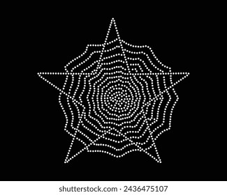 Vector Rhinestone diseño de la camiseta