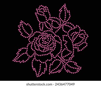 Vector Rhinestone diseño de la camiseta