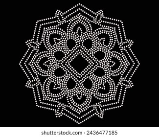 Vector Rhinestone t shirt design