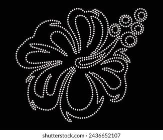 Vector Rhinestone diseño de la camiseta